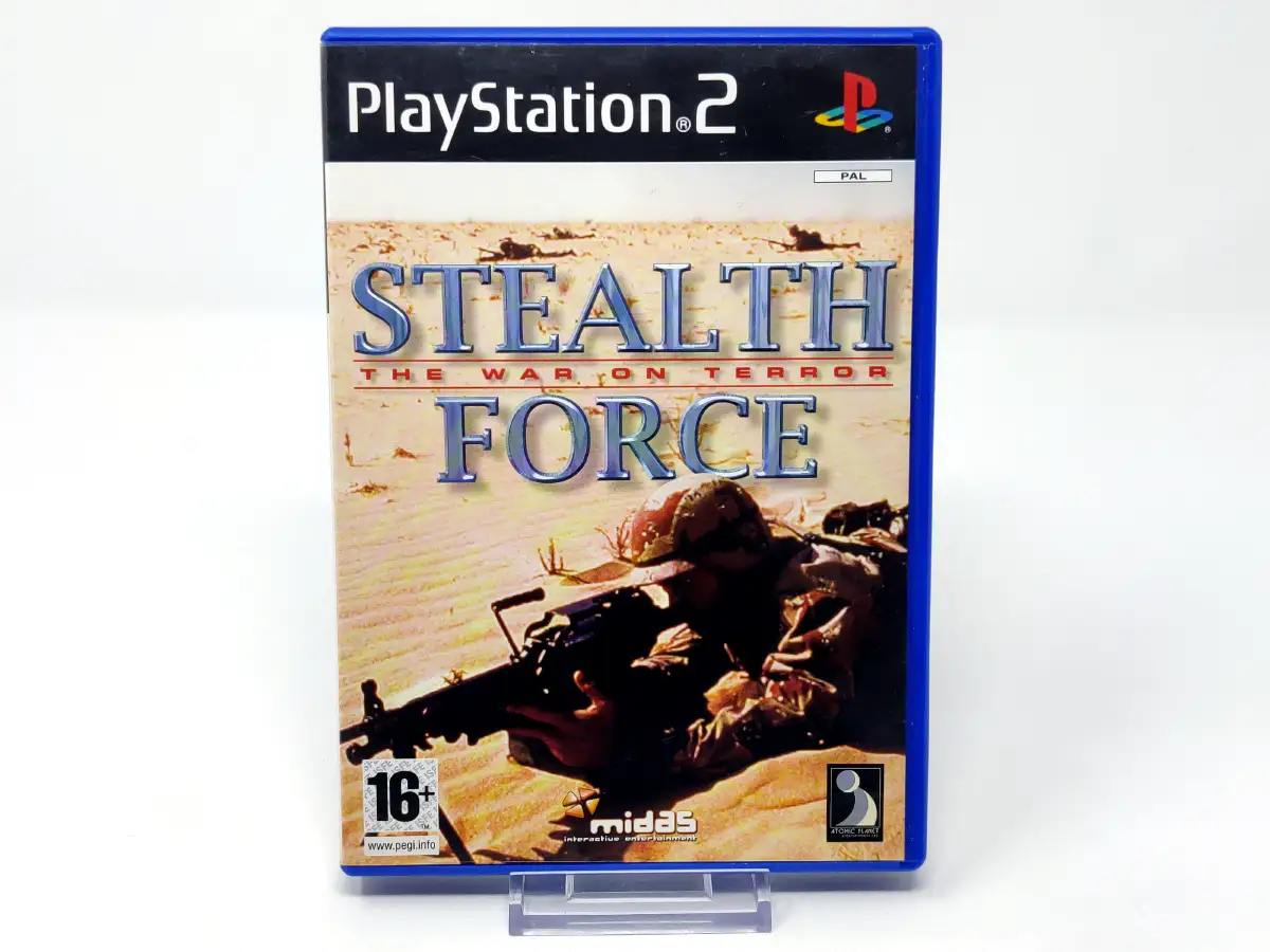 Portada de Stealth Force: The War on Terror (ESP) para PlayStation 2, edición PAL España, de segunda mano