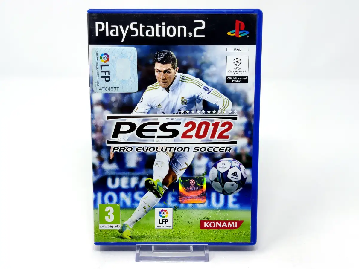 Portada de PES 2012: Pro Evolution Soccer (ESP) para PlayStation 2, edición PAL España, de segunda mano