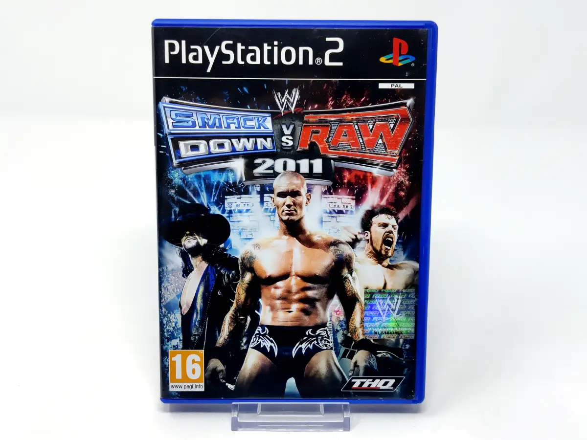 Portada de WWE SmackDown vs RAW 2011 (ESP) para PlayStation 2, edición PAL España, de segunda mano