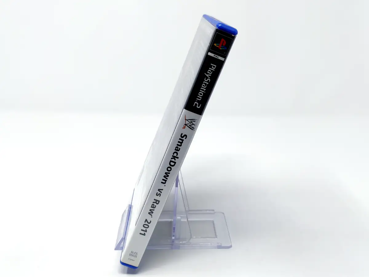 Lateral de la caja de WWE SmackDown vs RAW 2011 (ESP) para PlayStation 2