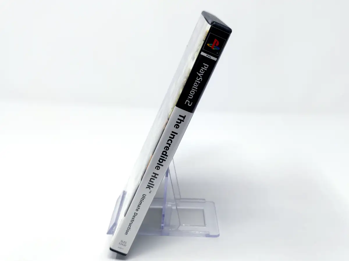 Lateral de la caja de The Incredible Hulk: Ultimate Destruction (ESP) (Rebajado) para PlayStation 2