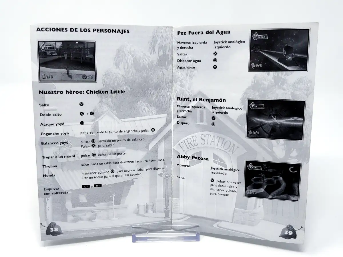 Chicken Little (ESP) (Manual) para PlayStation 2, edición PAL España, de segunda mano