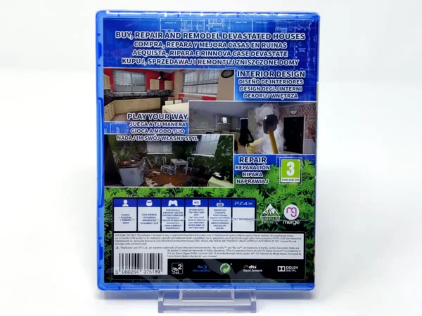 Parte trasera de House Flipper (ESP) (Precintado) para PlayStation 4, edición PAL España