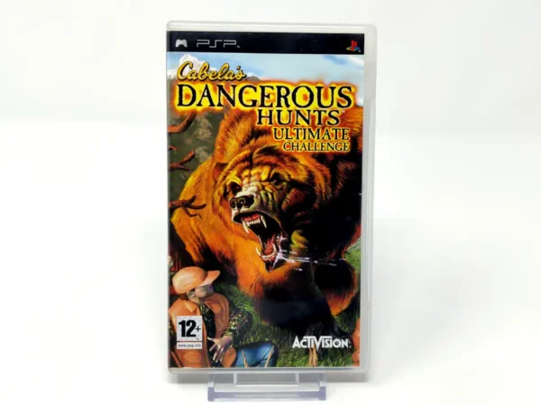 Portada de Cabela's Dangerous Hunts: Ultimate Challenge (ESP) para PSP, edición PAL España, de segunda mano