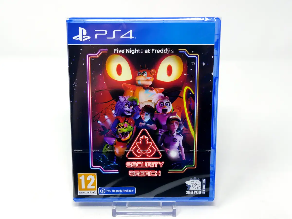 Portada de Five Nights at Freddy's: Security Breach (ESP) (Precintado) para PlayStation 4, edición PAL España, nuevo