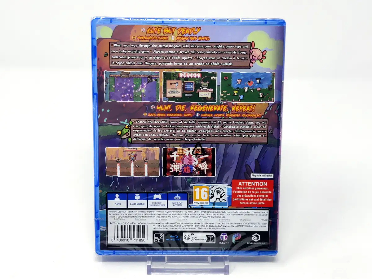 Parte trasera de AK-Xolotl (ESP) (Precintado) para PlayStation 4, edición PAL España