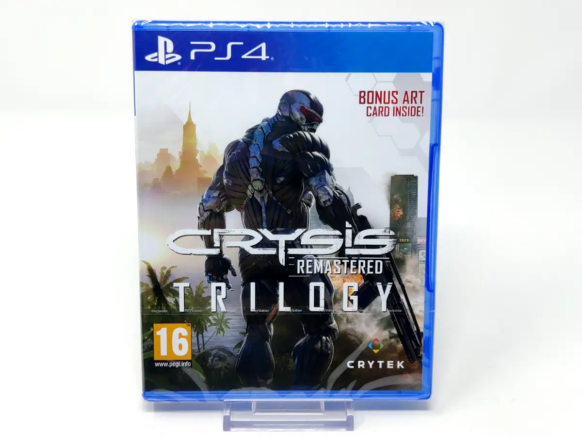 Portada de Crysis Remastered Trilogy (EUR) (Precintado) para PlayStation 4, edición PAL EUR, nuevo