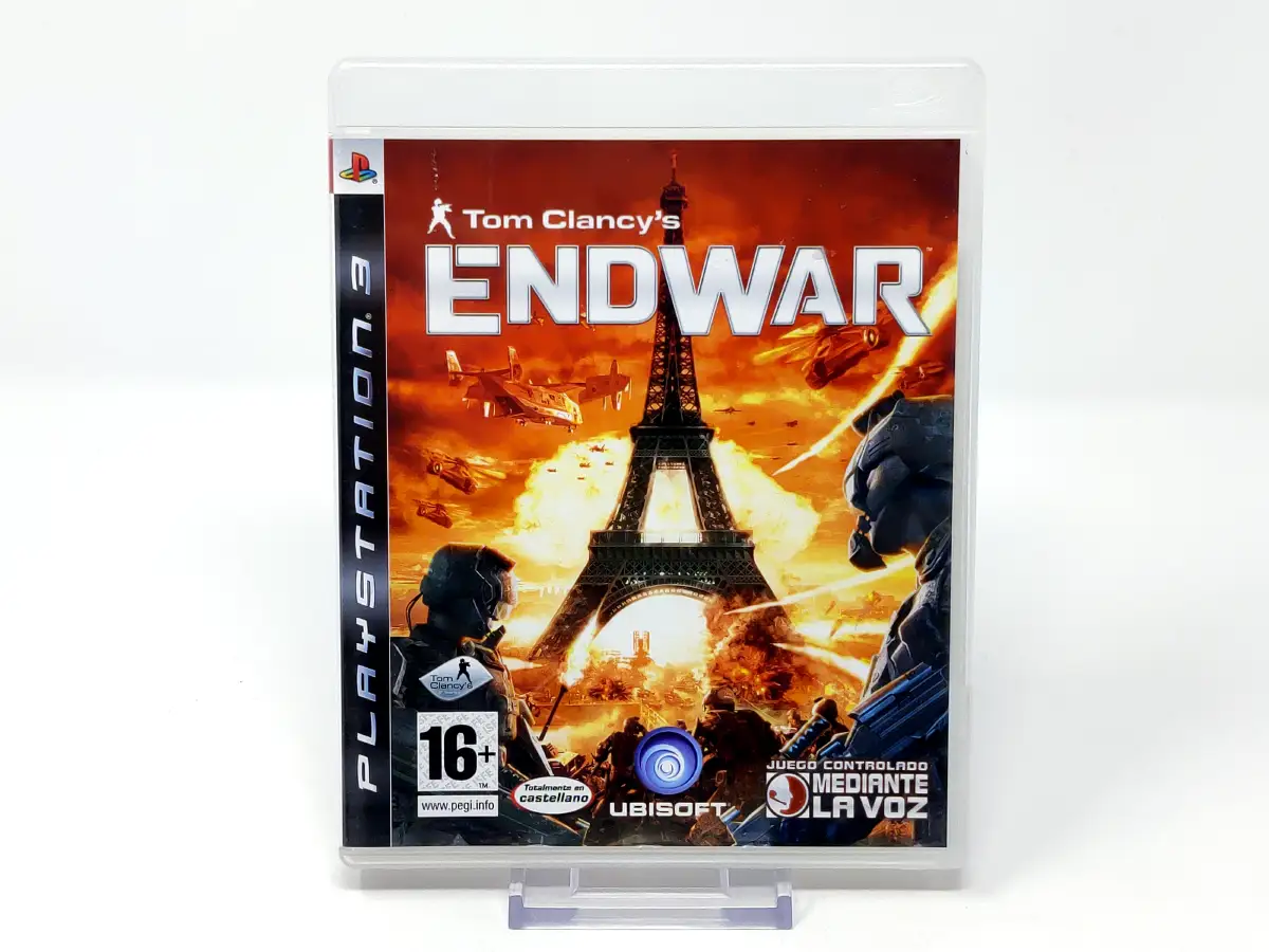 Portada de Tom Clancy's EndWar (ESP) para PlayStation 3, edición PAL España, de segunda mano