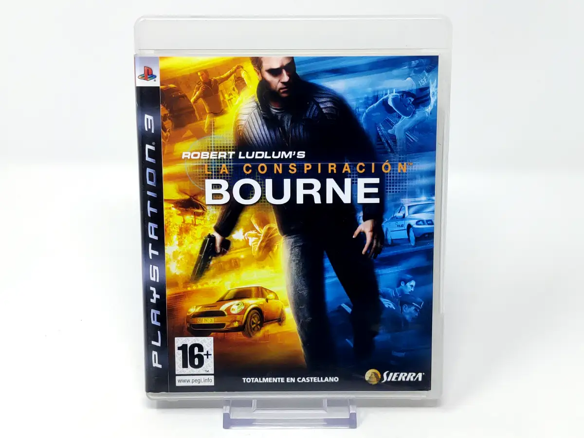 Portada de La conspiración Bourne (ESP) para PlayStation 3, edición PAL España, de segunda mano