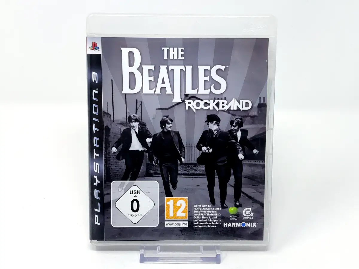 Portada de The Beatles: Rock Band (EUR) para PlayStation 3, edición PAL EUR, de segunda mano