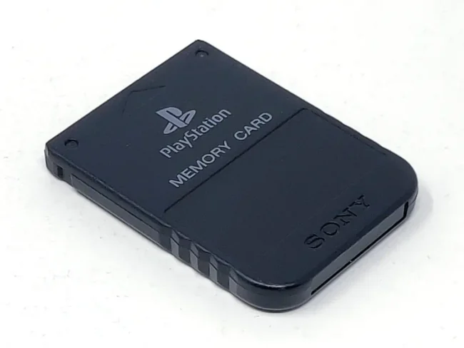 Memory Card Original (PS1) Negro