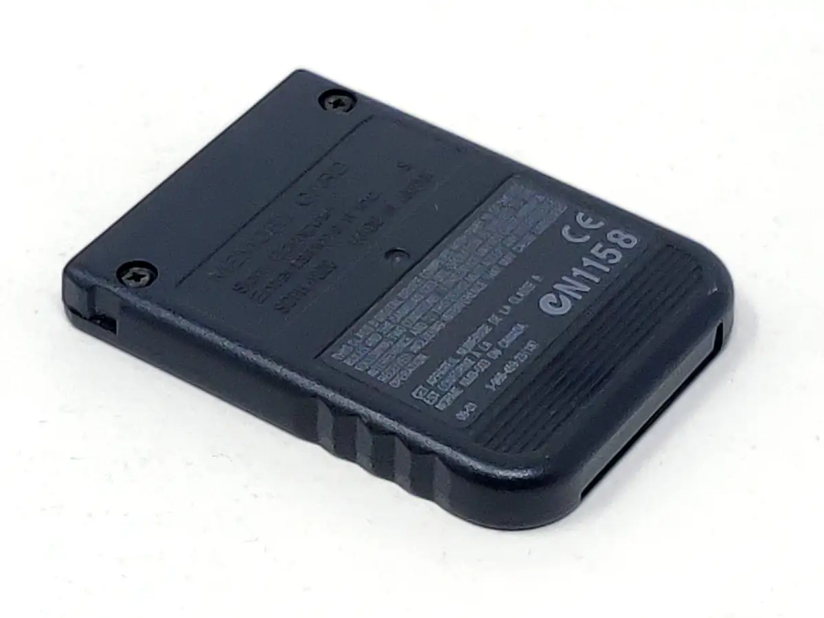 Memory Card Original (PS1) Negro para PlayStation 1, edición PAL España, de segunda mano