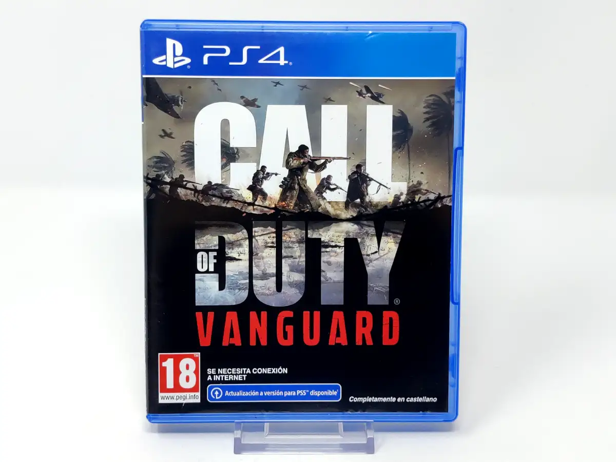 Portada de Call of Duty: Vanguard (ESP) para PlayStation 4, edición PAL España, de segunda mano