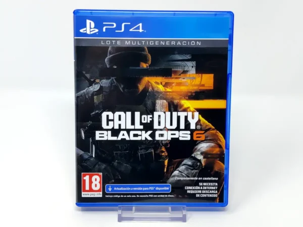 Portada de Call of Duty: Black Ops 6 (ESP) para PlayStation 4, edición PAL España, de segunda mano