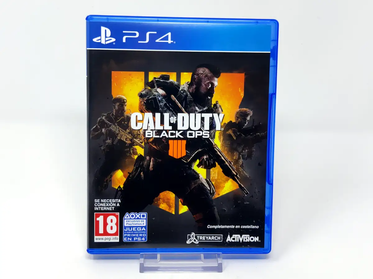 Portada de Call of Duty: Black Ops 4 (ESP) para PlayStation 4, edición PAL España, de segunda mano