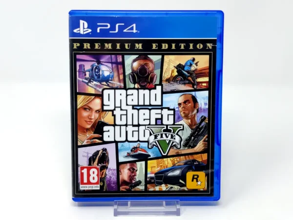 Portada de Grand Theft Auto V (Premium Edition) (ESP) (Rebajado) para PlayStation 4, edición PAL España, de segunda mano