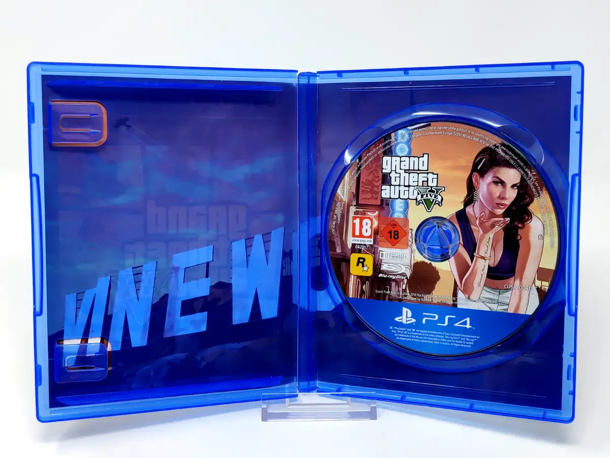 Interior del juego Grand Theft Auto V (Premium Edition) (ESP) (Rebajado) para PlayStation 4 con disco y manual