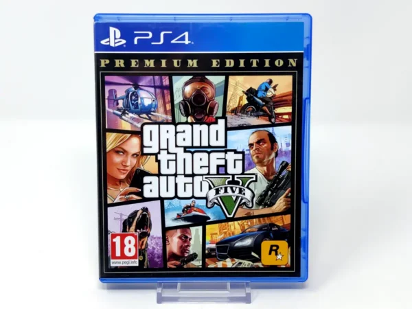 Portada de Grand Theft Auto V (Premium Edition) (ESP) para PlayStation 4, edición PAL España, de segunda mano