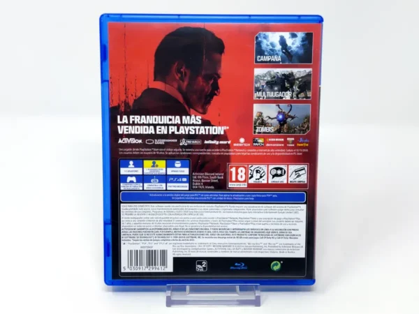 Parte trasera de Call of Duty: Modern Warfare III (ESP) (Rebajado) para PlayStation 4, edición PAL España