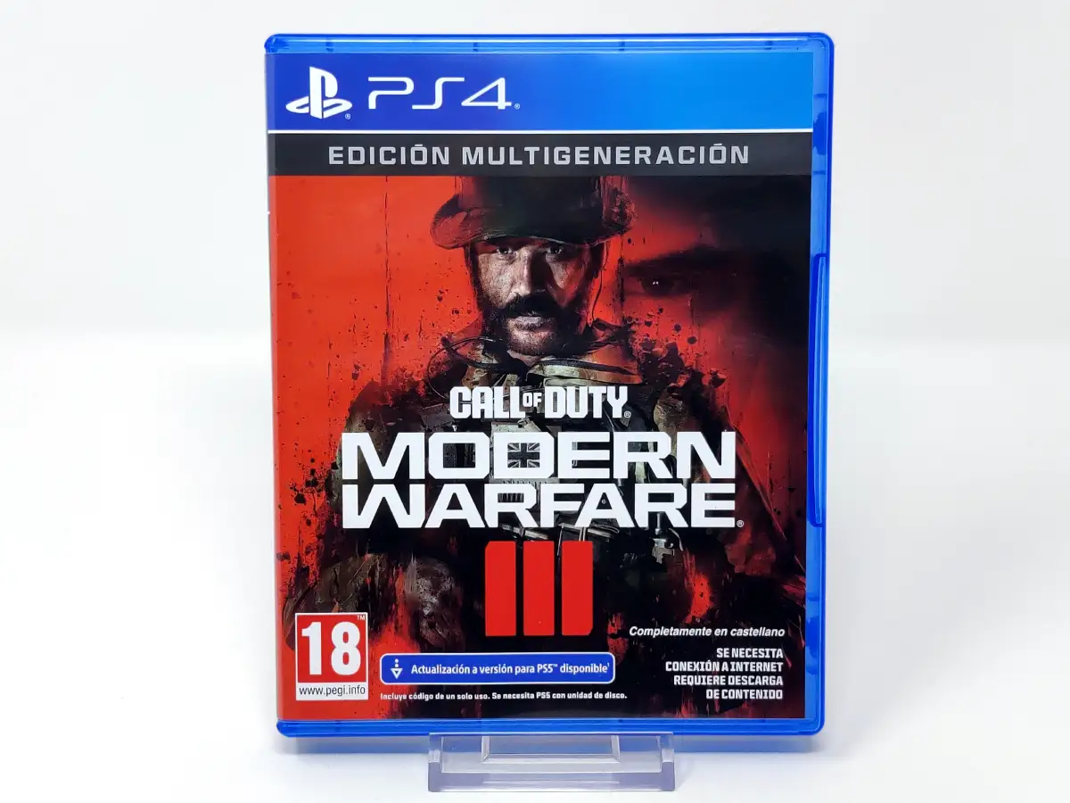 Portada de Call of Duty: Modern Warfare III (ESP) para PlayStation 4, edición PAL España, de segunda mano