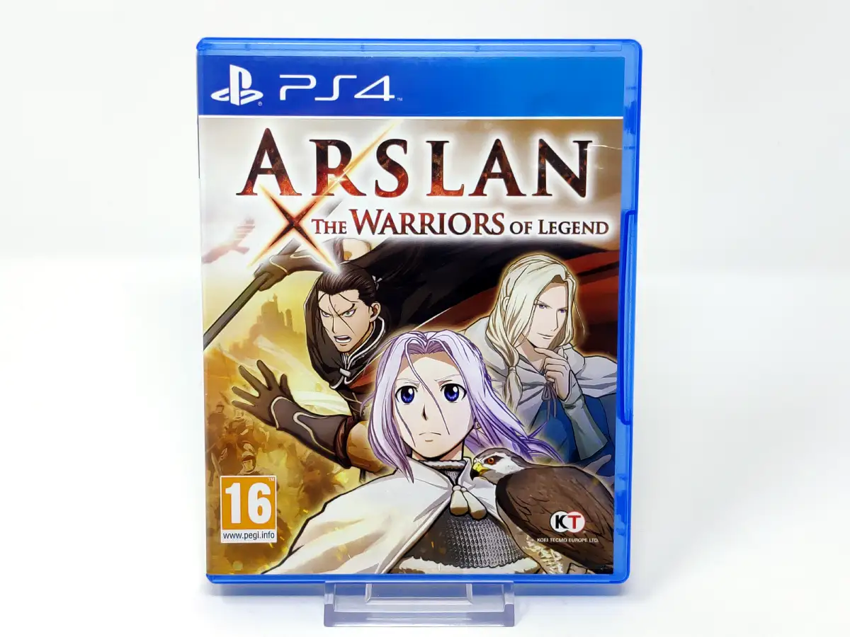 Portada de Arslan: The Warriors of Legend (ESP) para PlayStation 4, edición PAL España, de segunda mano
