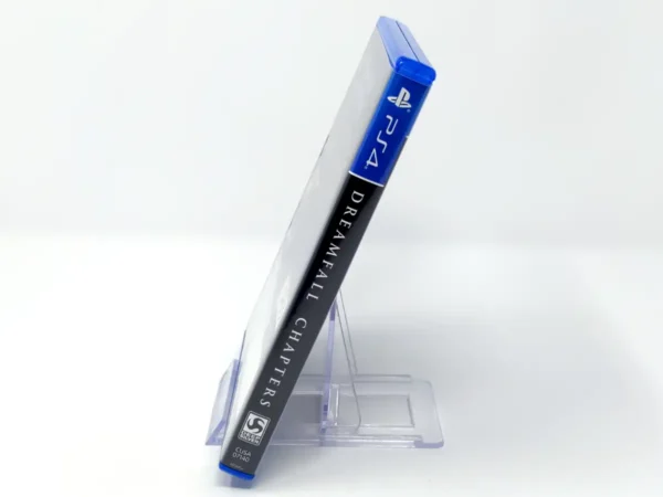 Lateral de la caja de Dreamfall Chapters (ESP) para PlayStation 4