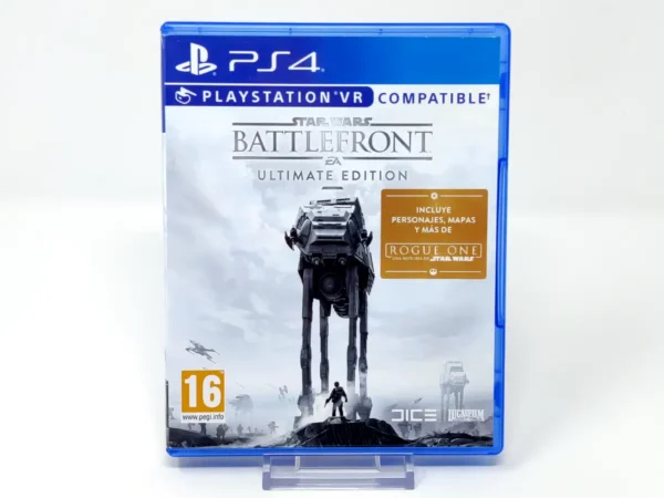 Portada de Star Wars: Battlefront (Ultimate Edition) (ESP) para PlayStation 4, edición PAL España, de segunda mano