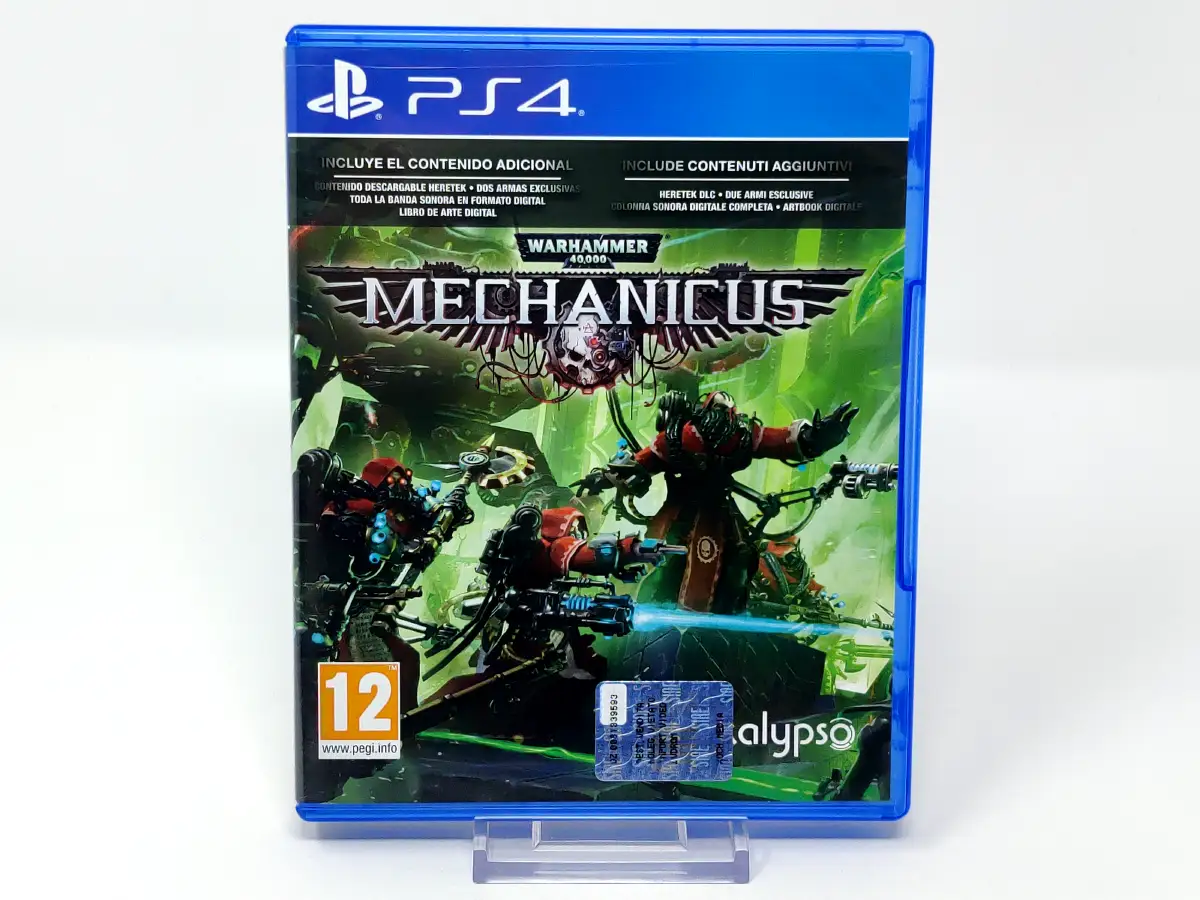 Portada de Warhammer 40,000: Mechanicus (ESP) para PlayStation 4, edición PAL España, de segunda mano