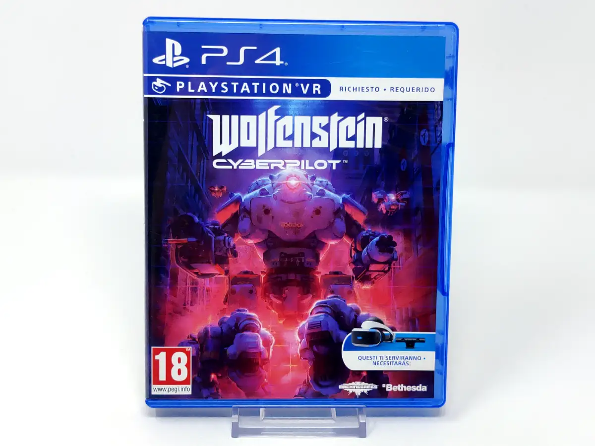 Portada de Wolfenstein: Cyberpilot (ESP) para PlayStation 4, edición PAL España, de segunda mano