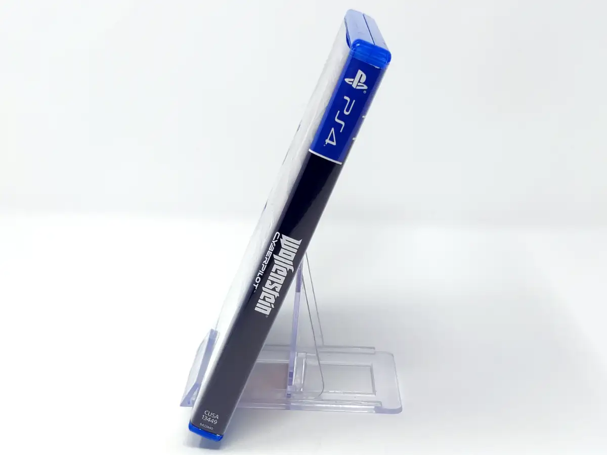 Lateral de la caja de Wolfenstein: Cyberpilot (ESP) para PlayStation 4