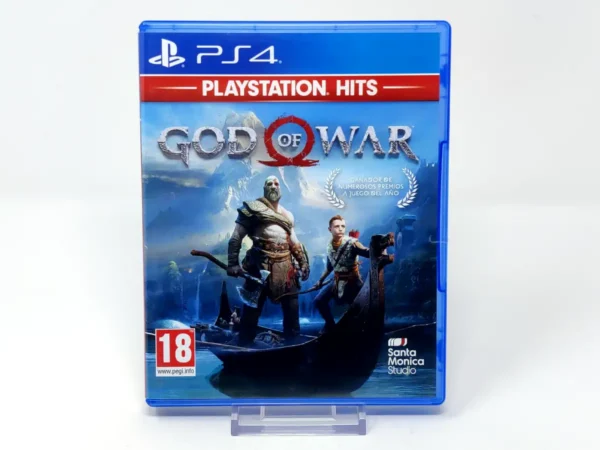 Portada de God of War (ESP) (PS Hits) para PlayStation 4, edición PAL España, de segunda mano