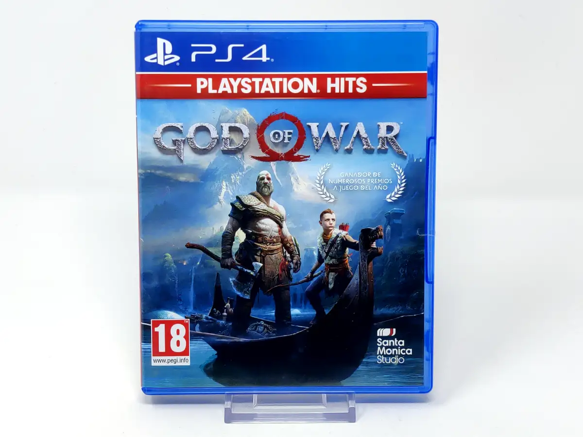 Portada de God of War (ESP) (PS Hits) para PlayStation 4, edición PAL España, de segunda mano