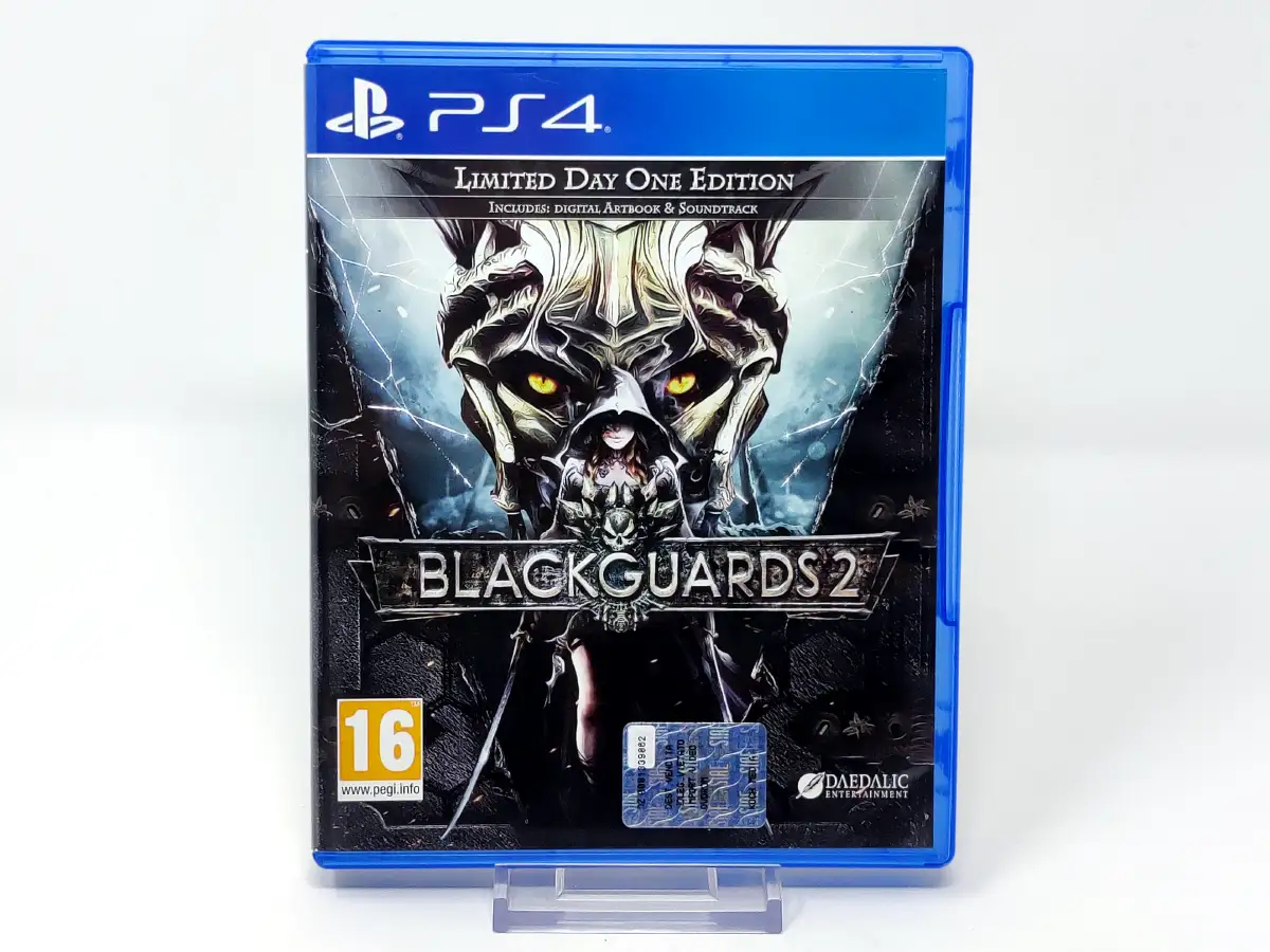 Portada de Blackguards 2 (ESP) para PlayStation 4, edición PAL España, de segunda mano