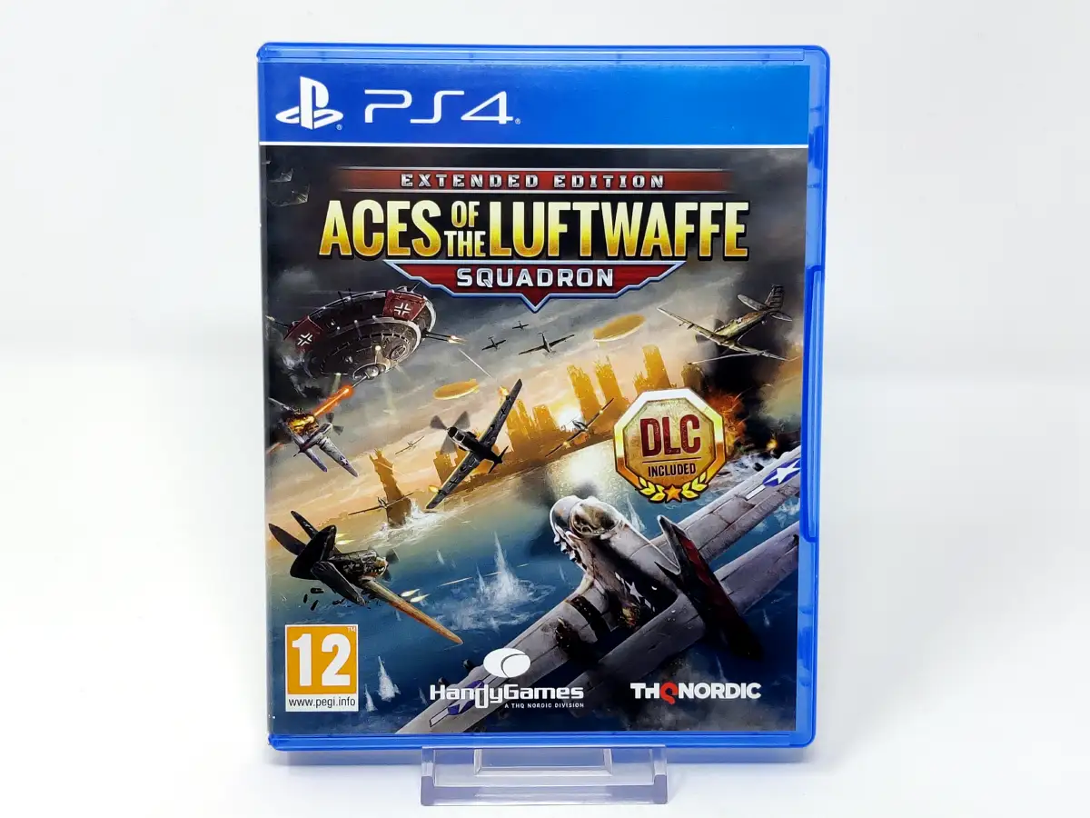 Portada de Aces of the Luftwaffe - Squadron (EUR) para PlayStation 4, edición PAL EUR, de segunda mano