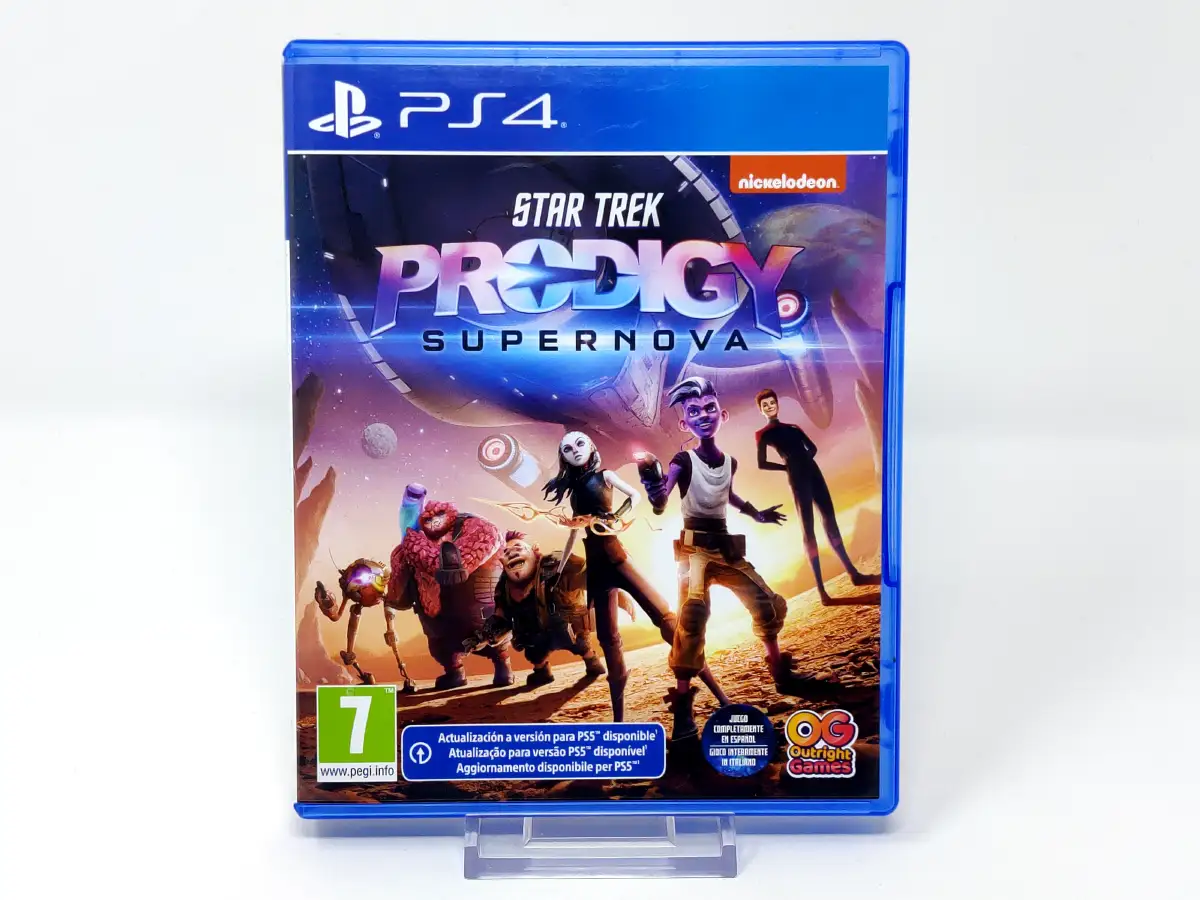 Portada de Star Trek Prodigy: Supernova (ESP) para PlayStation 4, edición PAL España, de segunda mano