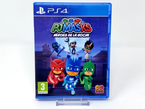 Portada de PJ Masks: Héroes de la noche (ESP) para PlayStation 4, edición PAL España, de segunda mano