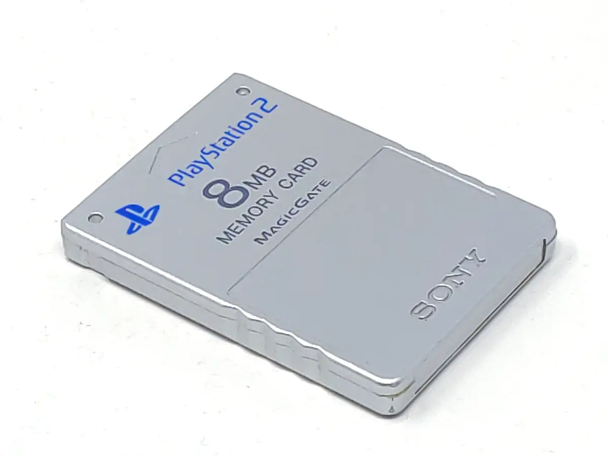 Memory Card 8 MB Plata Sony PS2 para PlayStation 2, edición PAL España, de segunda mano
