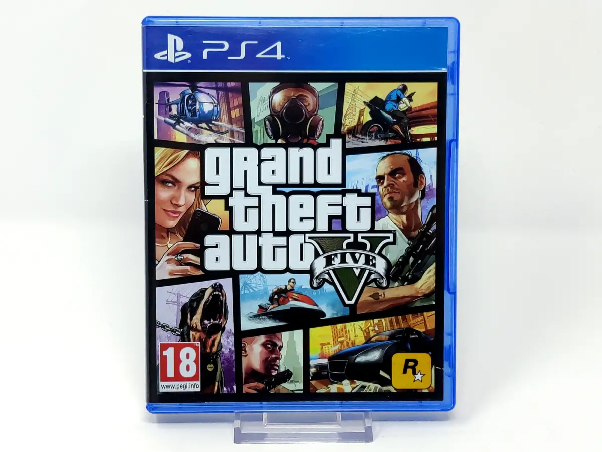 Portada de Grand Theft Auto V (ESP) (Con Mapa) (v2) para PlayStation 4, edición PAL España, de segunda mano