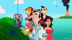 Screenshot de Leisure Suit Larry - Wet Dreams Dry Twice (ESP)