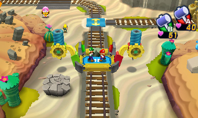 Screenshot de Mario & Luigi: Dream Team Bros. (ESP)