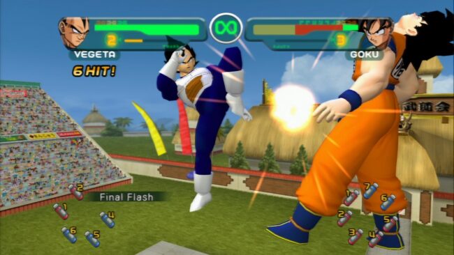 Screenshot de Dragon Ball Z: Budokai (ESP)