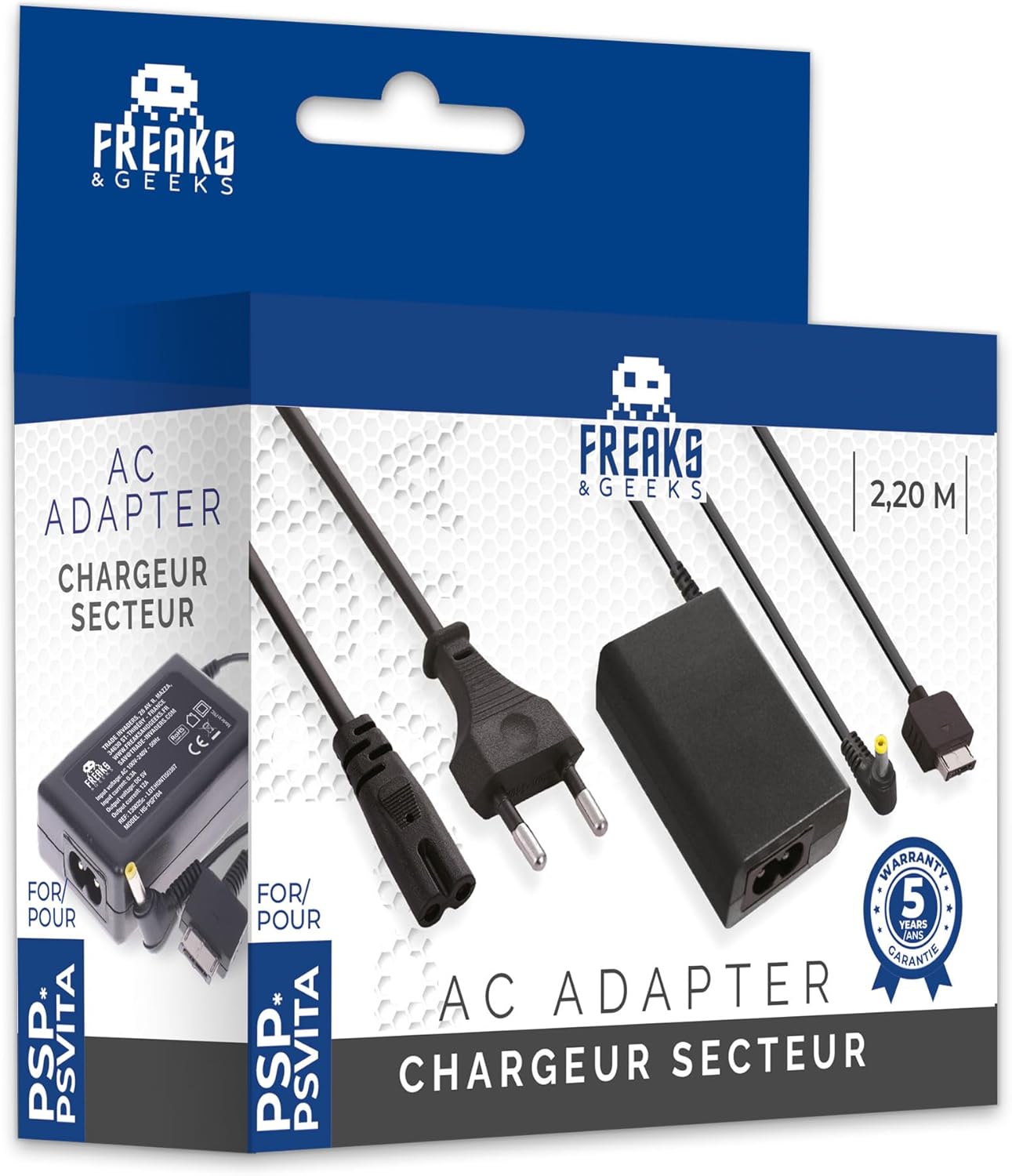 Cargador para PS Vita & PSP (Freaks and Geeks) para PS Vita, edición PAL EUR, nuevo