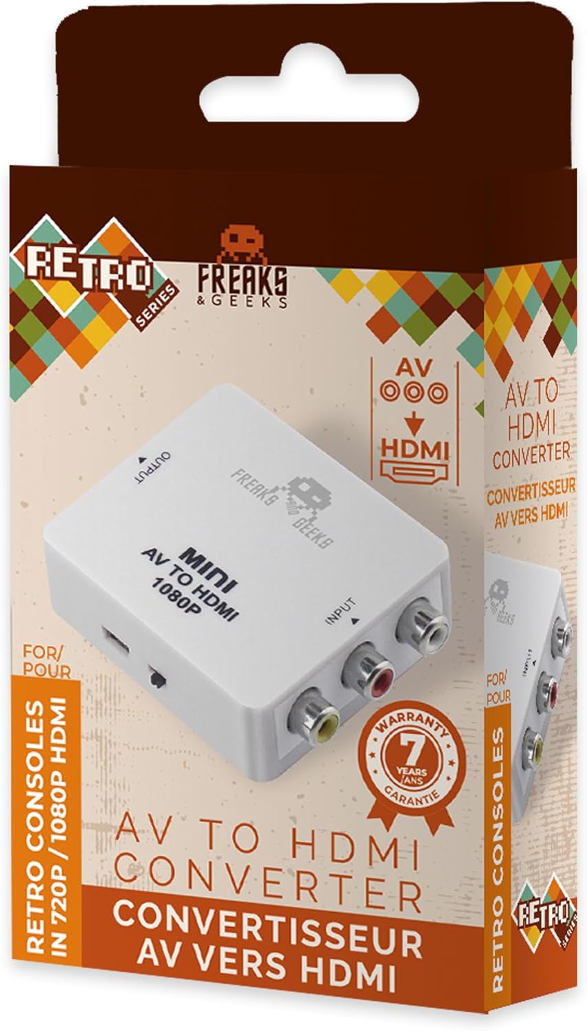 AV a HDMI: Converter (Freaks and Geeks) para NES, edición PAL EUR, nuevo