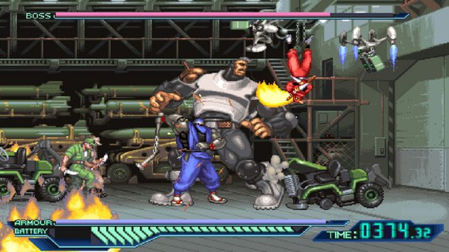 Screenshot de The Ninja Saviors: Return of the Warriors (ESP)