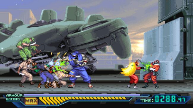 Screenshot de The Ninja Saviors: Return of the Warriors (ESP)