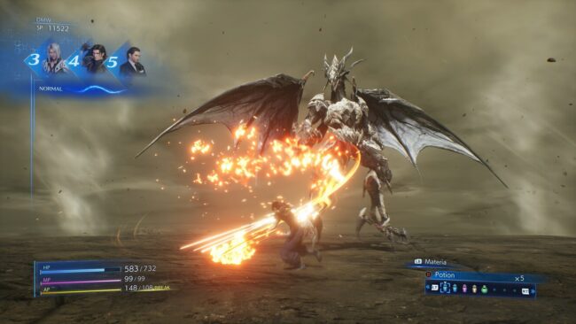 Screenshot de Crisis Core: Final Fantasy VII Reunion (ESP)