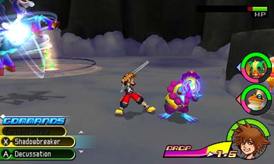 Screenshot de Kingdom Hearts 3D: Dream Drop Distance (ESP)
