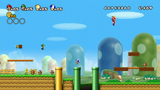 Screenshot de New Super Mario Bros. Wii (ESP)