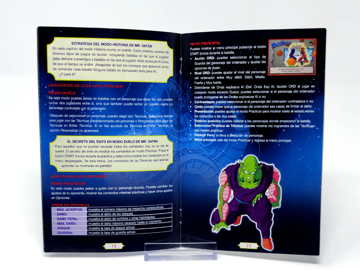 Dragon Ball Z: Budokai (ESP) (Manual) para PlayStation 2, edición PAL España, de segunda mano