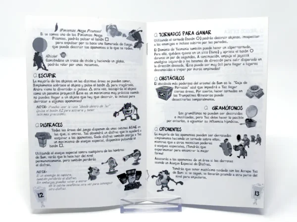 Taz: Wanted (ESP) (Manual) para PlayStation 2, edición PAL España, de segunda mano